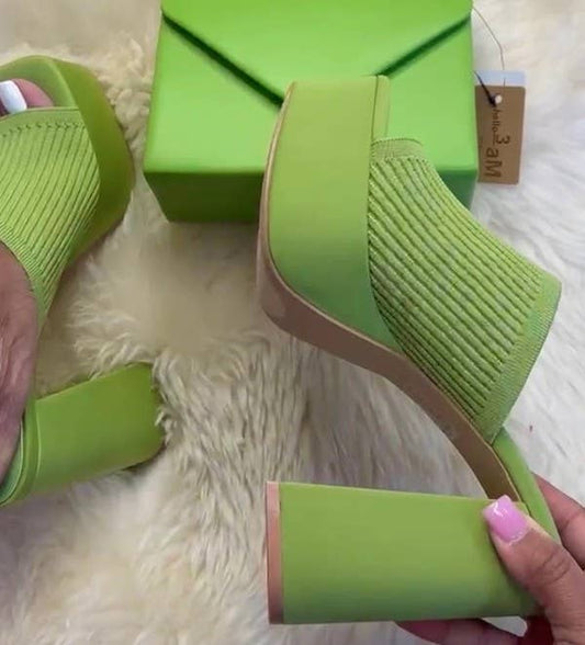 Green Barbie Heels