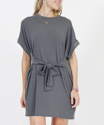 ..SI-10302 Reversible Waist Tie Tunic