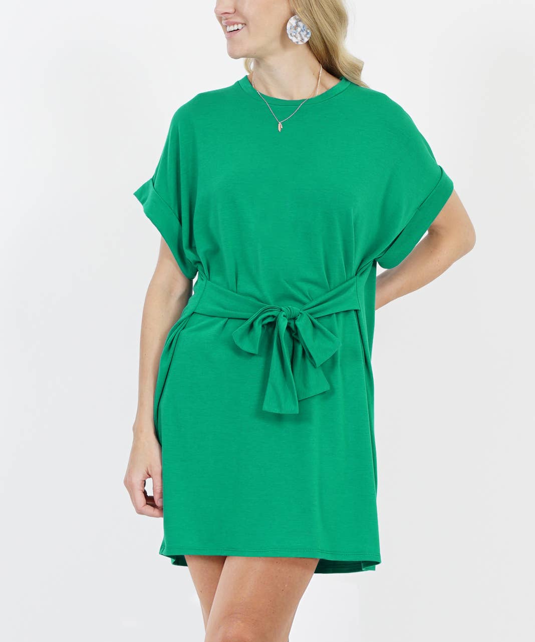 ..SI-10302 Reversible Waist Tie Tunic