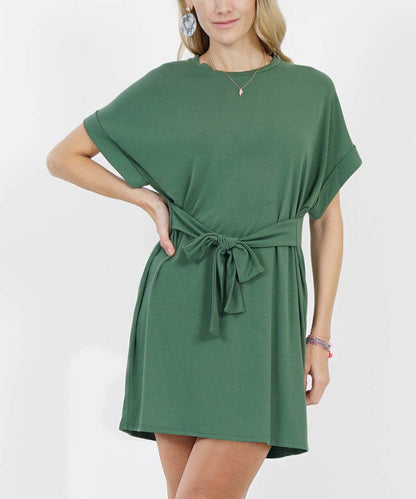 ..SI-10302 Reversible Waist Tie Tunic